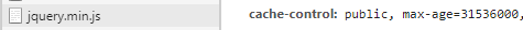 Cache-Control max-age jQuery