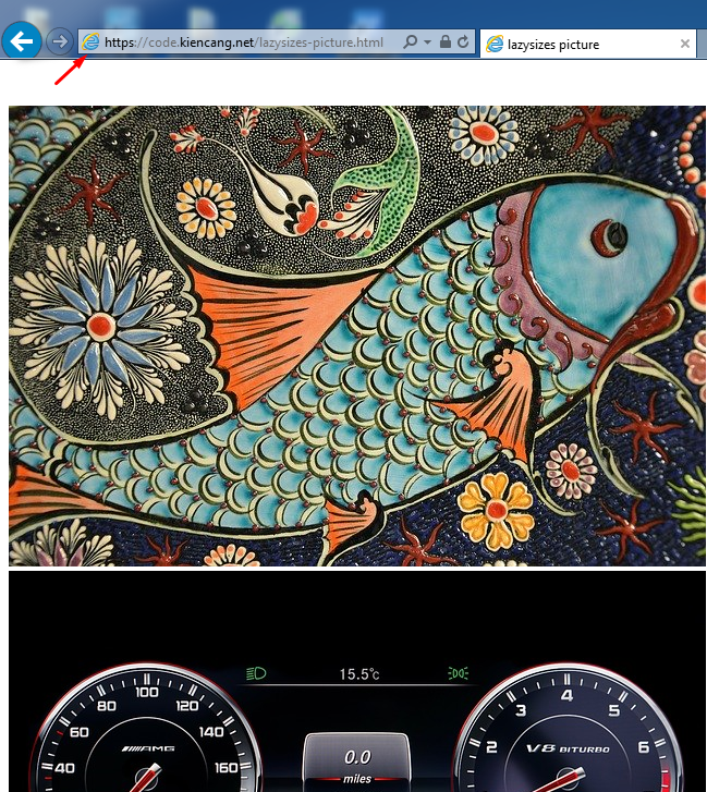 vẫn hiển thị ảnh JPG trên IE 11