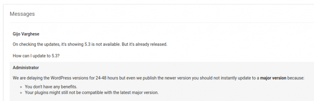 hỗ trợ của Closte