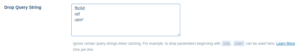 loại bỏ chuỗi truy vấn