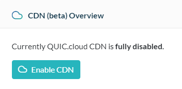 bật CDN