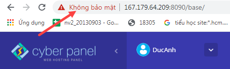 liên kết không bảo mật