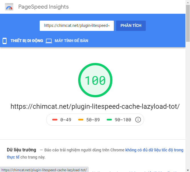 điểm số GSI tốt