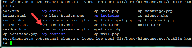 kiểm tra wp-config 