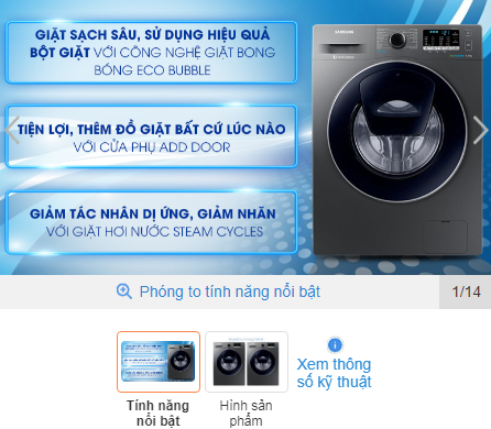 cụm hình slide đầu bài trên các trang thương mại điện tử