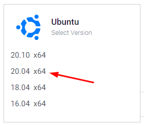 Ubuntu phiên bản 20.04 64 bit