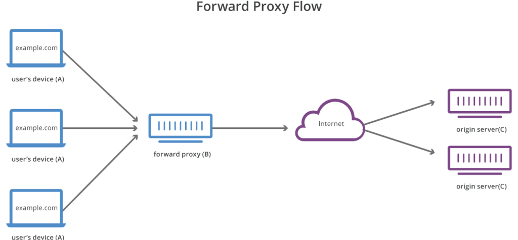 proxy chuyển tiếp còn gọi là proxy thuận