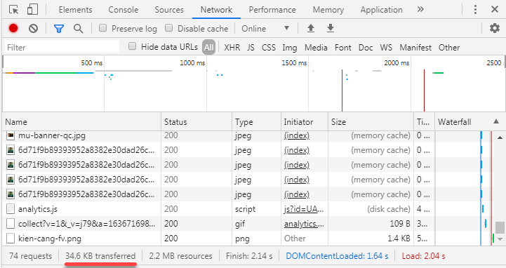 dữ liệu lưu chuyển