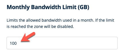 bật giới hạn băng thông