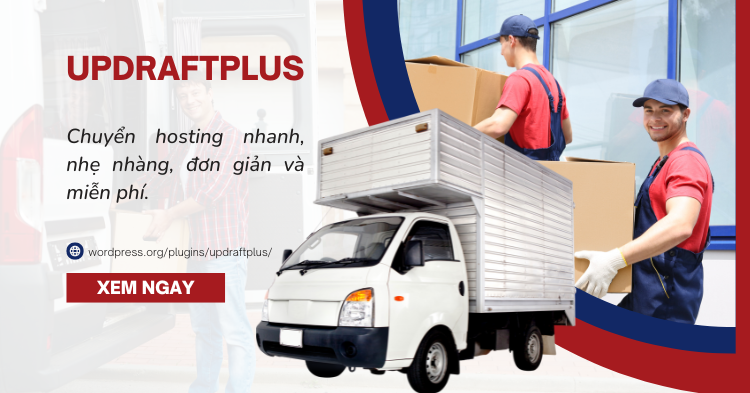 Chuyển hosting bằng UpdraftPlus