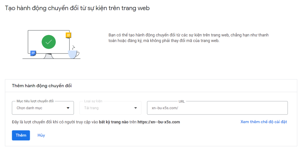 Kiểu cài đặt URL