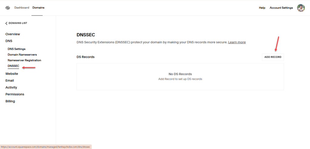 Thêm xác minh DNSSEC