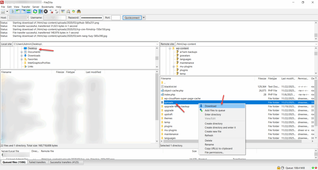 Tải toàn bộ ảnh còn thiếu trong thư mục uploads