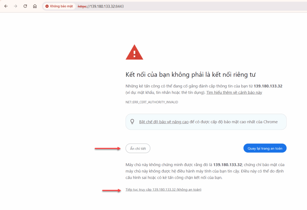 Tiếp tục truy cập